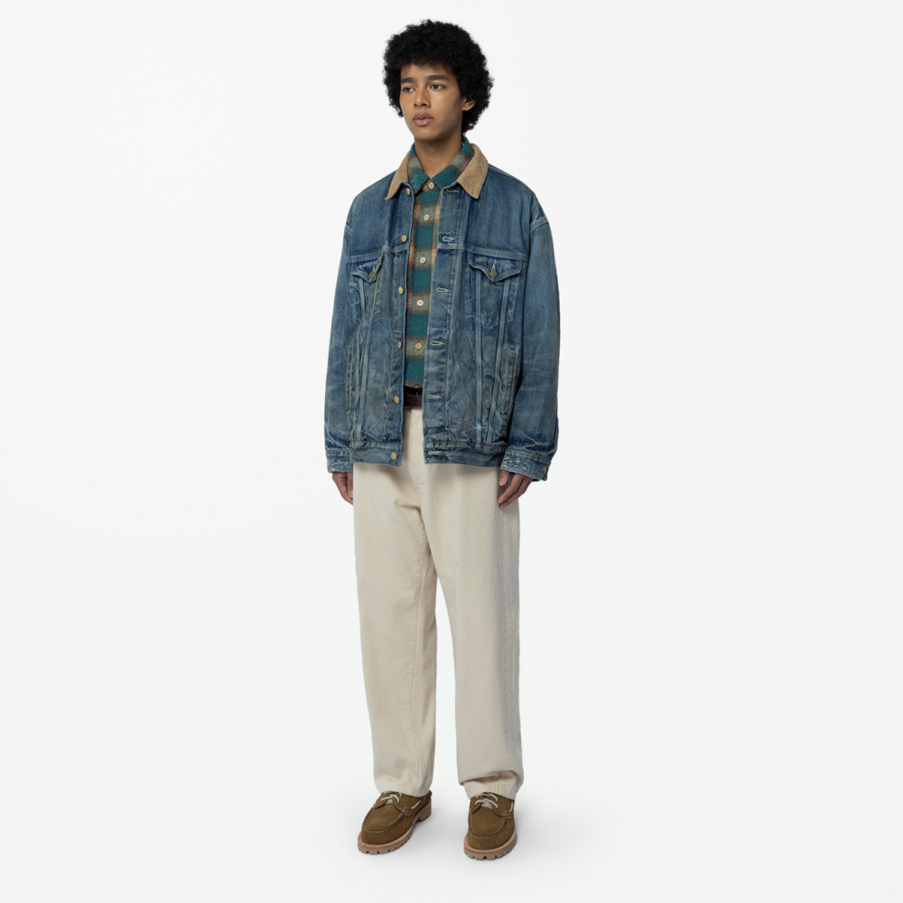 MADNESS TYPE-III SEA ISLAND DENIM JACKET (CORDUROY COLLAR) | MADNESS